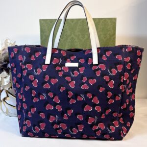 Gucci Canvas Heartbeat Tote