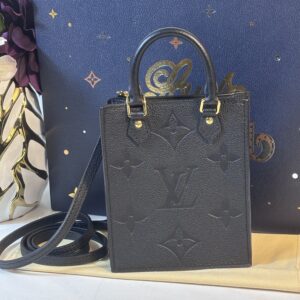 Louis Vuitton Petit Sac Plat Empreinte Noir