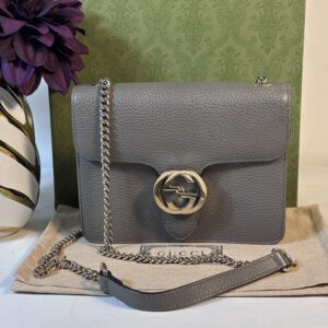 Gucci Gray Interlocking Bag