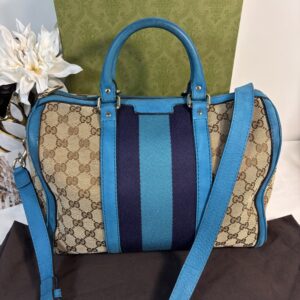 Gucci Boston Bag Blue