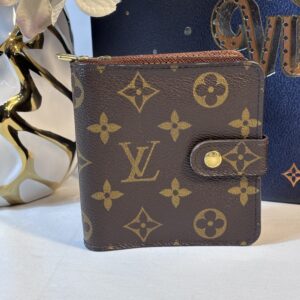 Louis Vuitton Monogram Zip Compact Wallet