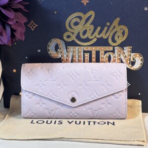 New Louis Vuitton Sarah Wallet Empreinte Misty