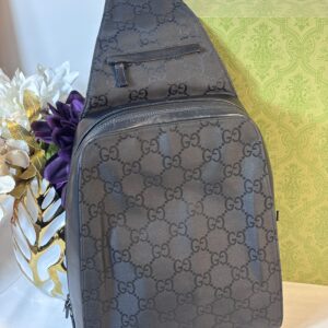 Gucci Black Nylon Sling