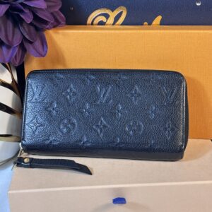 Louis Vuitton Zippy Wallet Empreinte Noir