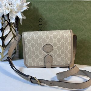 Gucci Supreme Beige Interlocking Bag