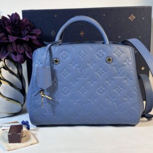 Louis Vuitton Montaigne Bb Empreinte Blue Jean