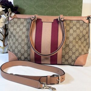 Gucci Web Top Handle Pink