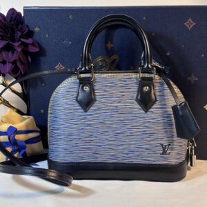 Louis Vuitton Denim Epi Alma BB