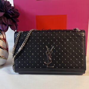YSL Studded Kate Black