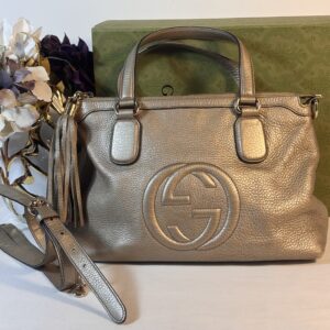 Gucci Soho 2 Way Gold Tote