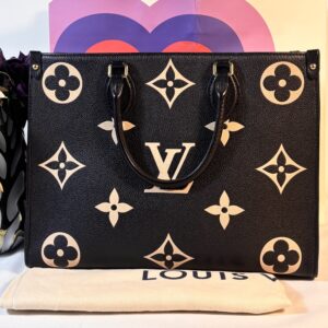Louis Vuitton OntheGo Mm Bicolor Noir