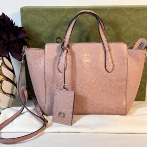 Gucci Swing Tote Pink Crossbody