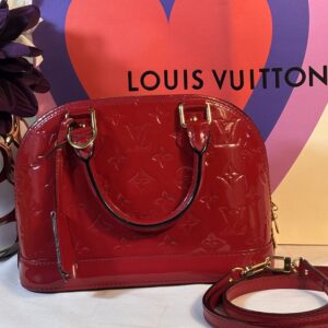 Louis Vuitton Alma BB Vernis Red