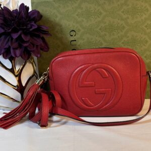 Gucci Soho Disco Red Camera Bag