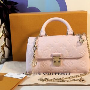 New Louis Vuitton Nano Madeleine Empreinte Pink
