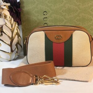 Gucci Canvas Web Camera Bag
