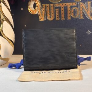 Louis Vuitton Epi Noir Flap Cardholder