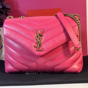YSL Small Lou Lou Fuchsia