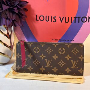 Louis Vuitton Adele Wallet Monogram Fuchsia