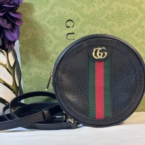 Gucci Mini Tambourine Backpack Black