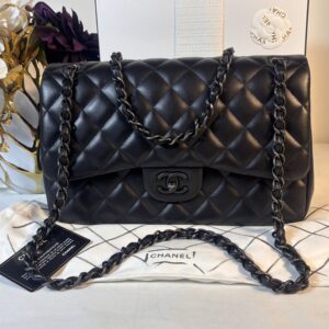 Chanel Jumbo Classic Double Flap So Black bag