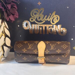 Louis Vuitton 3 Watch Case Monogram