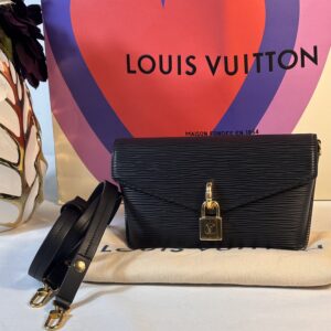 Louis Vuitton Epi Noir Padlock on Strap Bag