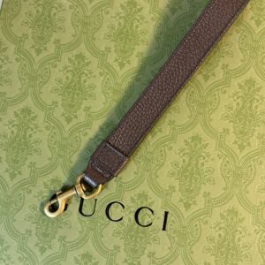 Gucci Brown Wristlet Strap