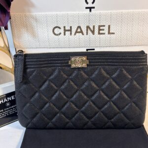 Chanel Small Caviar Boy Pouch