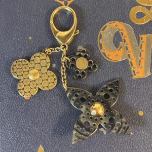 Louis Vuitton Bijou Sac Rock Flower Key Chain & Bag Charm