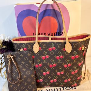 Louis Vuitton Neverfull MM Murakami Cerises